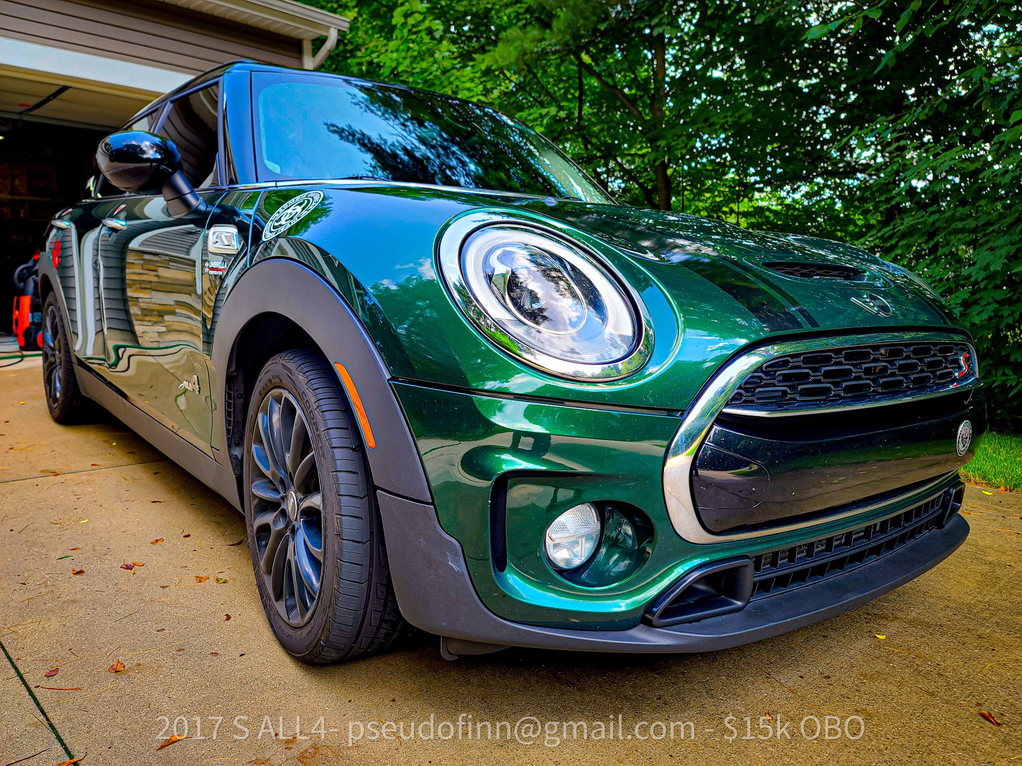 2017 Mini F54: Mini Clubman - 2017 MINI Clubman S ALL4, British Racing Green, loaded, manual transmission - Used - VIN WMWLU5C36H2F24547 - 105,000 Miles - 4 cyl - AWD - Manual - Wagon - Other - Rockford, MI 49341, United States