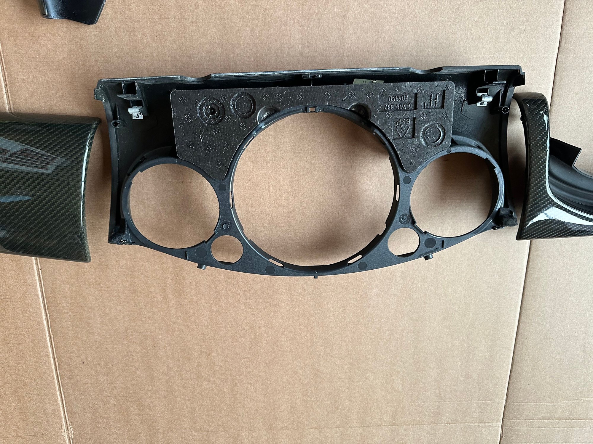 R53 JCW Carbon Fiber complete 3 piece dash and Downtubes North