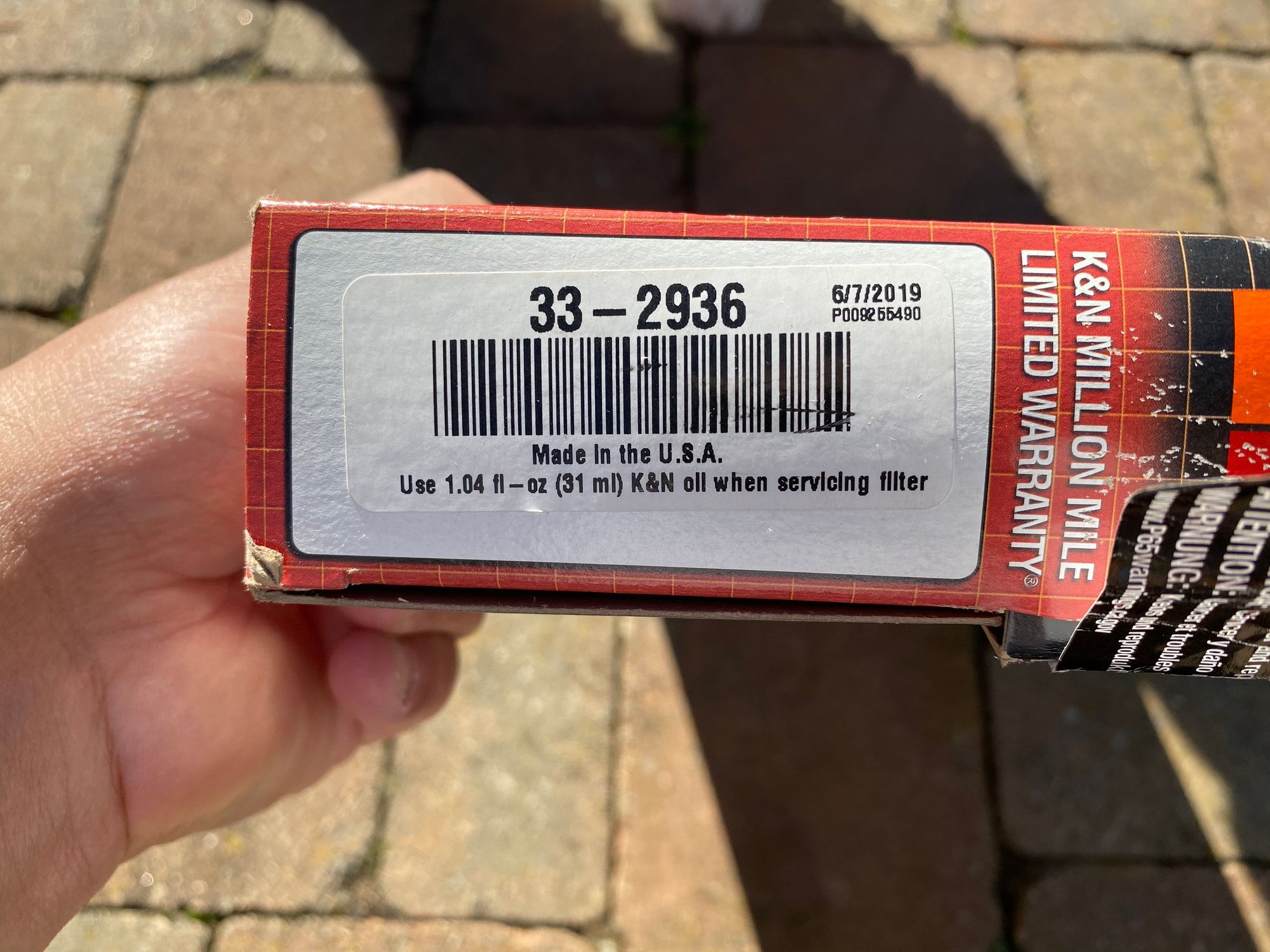 Engine - Intake/Fuel - K&N performance air filter - Used - 2007 to 2013 Mini Cooper - Bethel, CT 06801, United States
