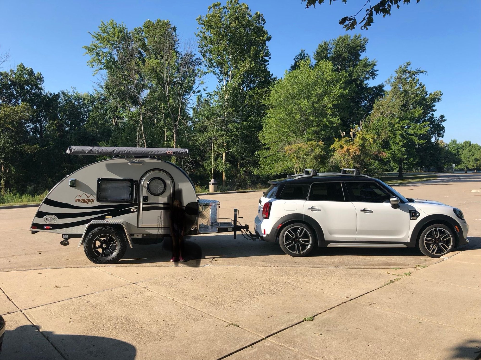 F60 Towing a Teardrop Camper can be done North American Motoring