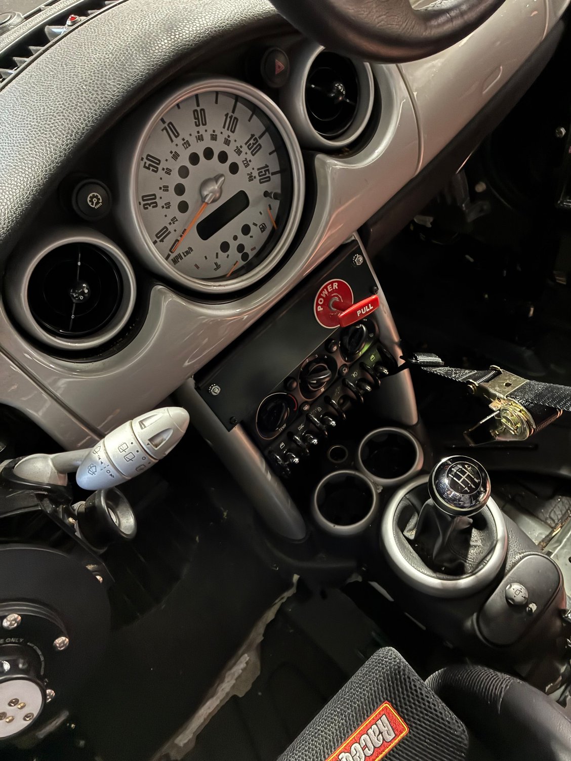 Make the T handle easy to find for the driver.