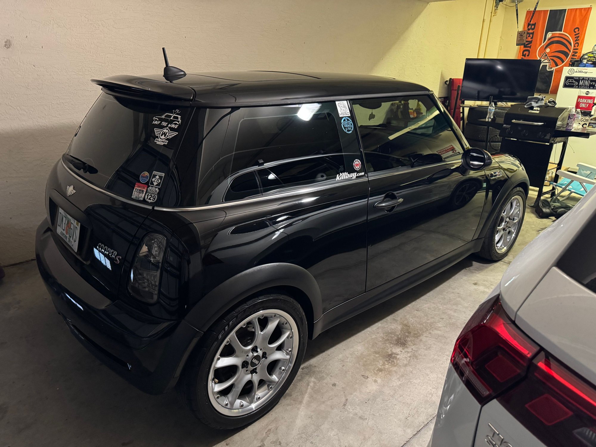 And of course she got a bath yesterday as well. Yes Nik those MINI badges will be next. All in due time sir.