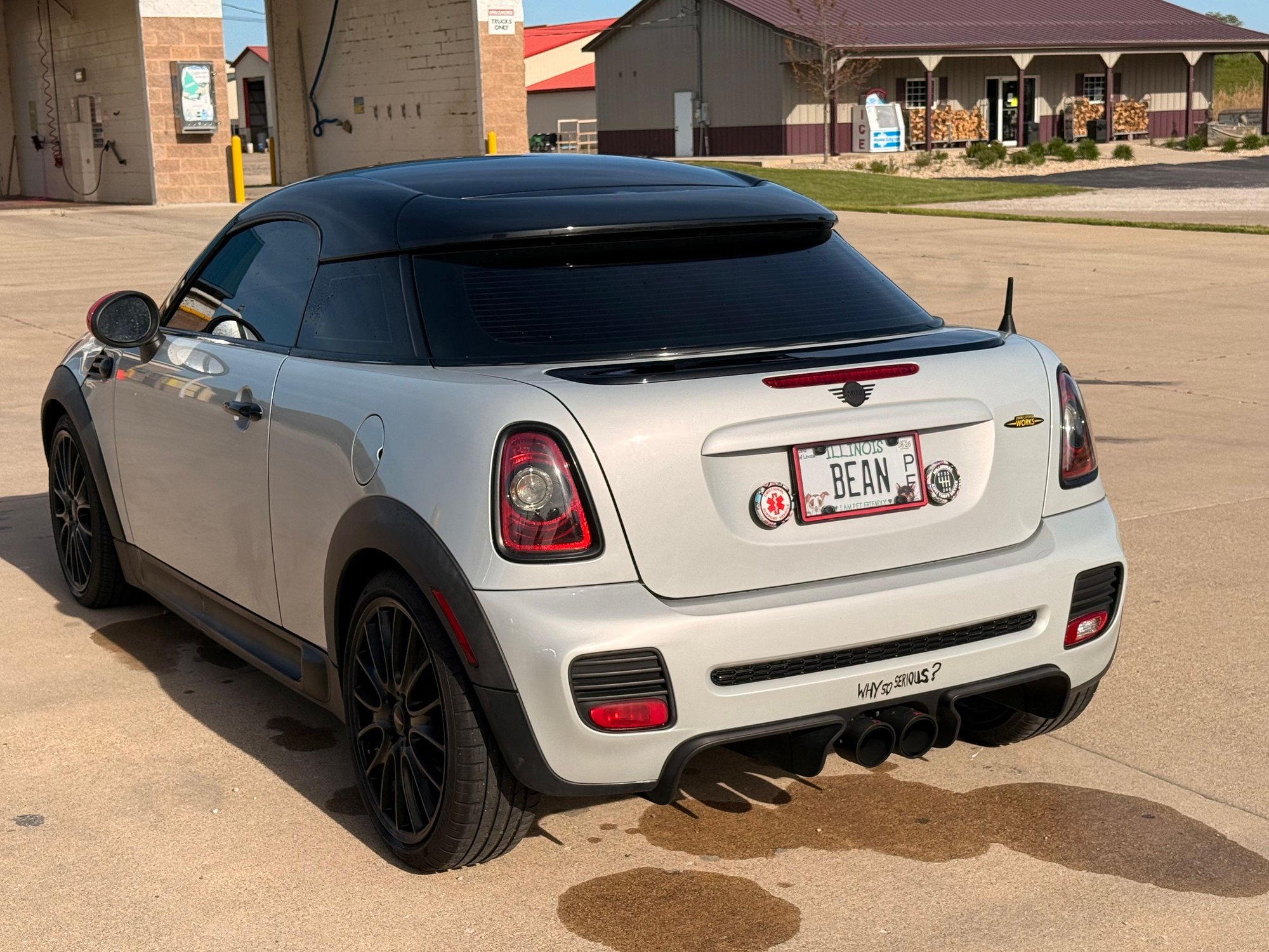 2014 Mini R58: Coupe - 2014 Mini Coupe JCW - Used - VIN WMWSX9C50ET655228 - 108,000 Miles - 4 cyl - Manual - Coupe - Silver - Ottawa, IL 61350, United States