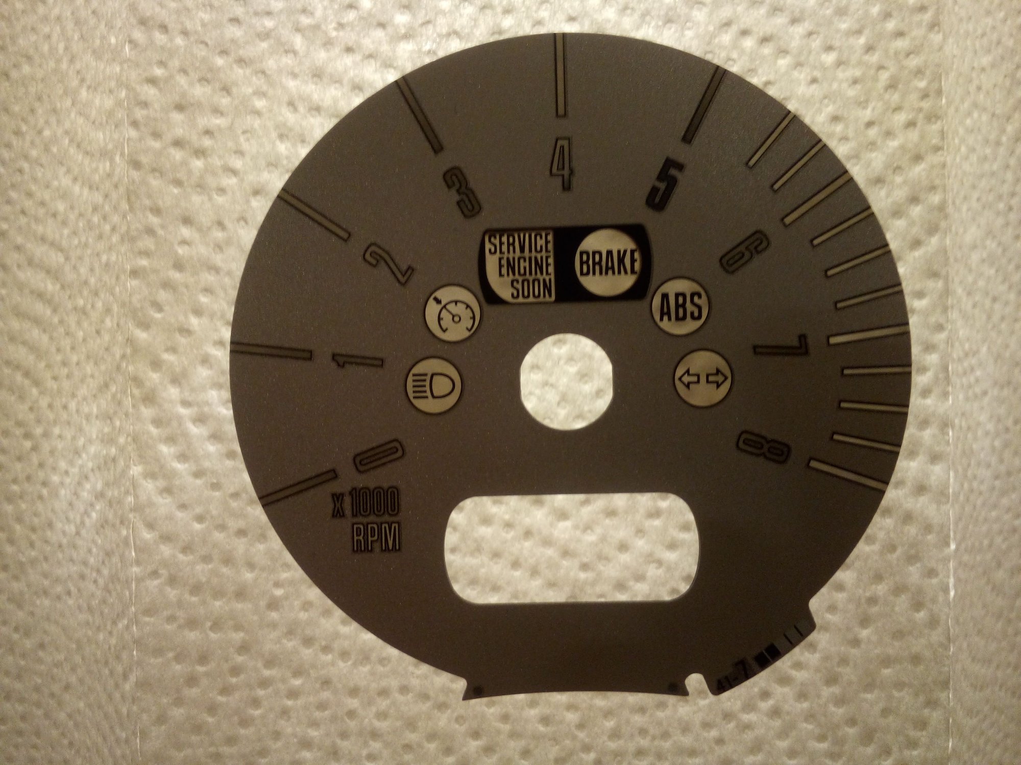 Interior/Upholstery - Speedo and Tach dial faces - Used - 0  All Models - Council Bluffs, IA 51503, United States