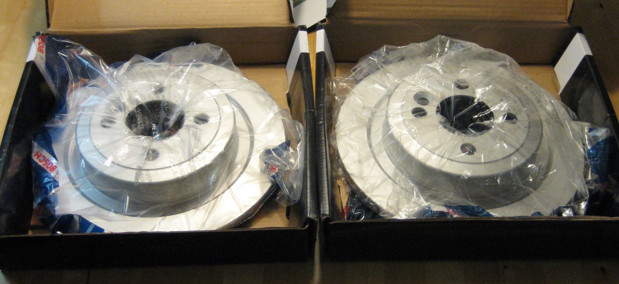 Brakes - 2 bosch quietcast brake rotors  rear axle for 2007-2015 MINI cooper S model - New - 2007 to 2015 Mini Cooper - Ithaca, NY 14850, United States