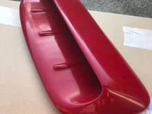 M7 Vortex Hood Scoop painted in chili red (needs paint repair, never installed. 
$175.00