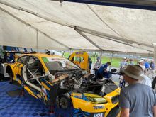 Local favorite.  And look closely at where the turbos are... On top of the engine... :eek: