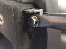 Rear brace, wheel wheel, backseat mount