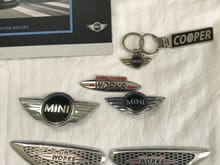 Mini Badges & Keychains: New: $6 each or $30 for all.