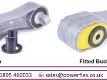PowerFlex bushing installed in the dog bone