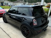 It’s has JCW brakes all around and JCW exhaust