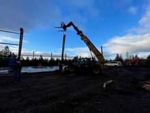 the boom lift is a must and we don't yet want any heavy equipment on the slab