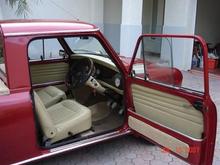 HOT RED PICKUP drvrsideinterior