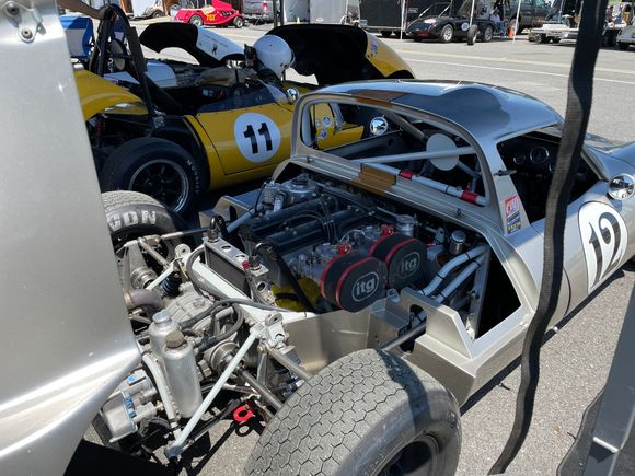 A true mid-engine race car