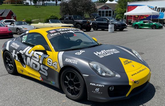 As the livery says “Just Hands”.  Track training for paraplegics