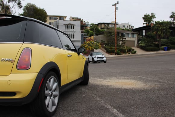 The owner of the AirBnB we stayed at also drove a MINI! Had to snap this photo.