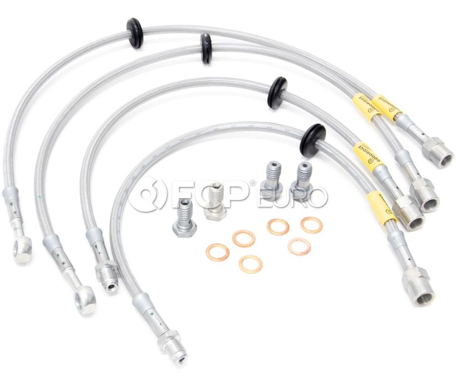 Brakes - Mini Stainless Steel Brake Hose Kit - Goodridge 31046 - New - 2005 to 2008 Mini All Models - Pittston, PA 18643, United States