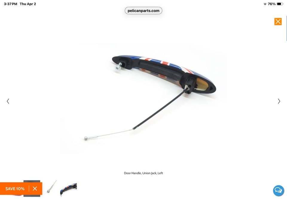Accessories - OEM Full UJ door handles - New - 2002 to 2015 Mini R53: "Mk I" Mini Cooper S - Brockton, MA 02302, United States
