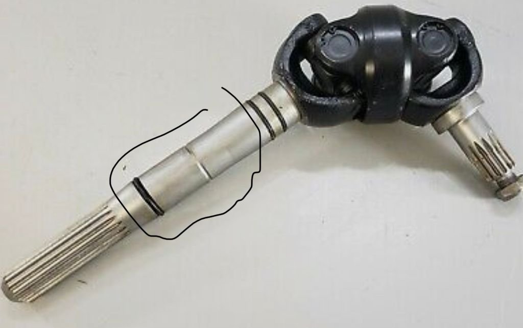 Sleeve over drive shaft?