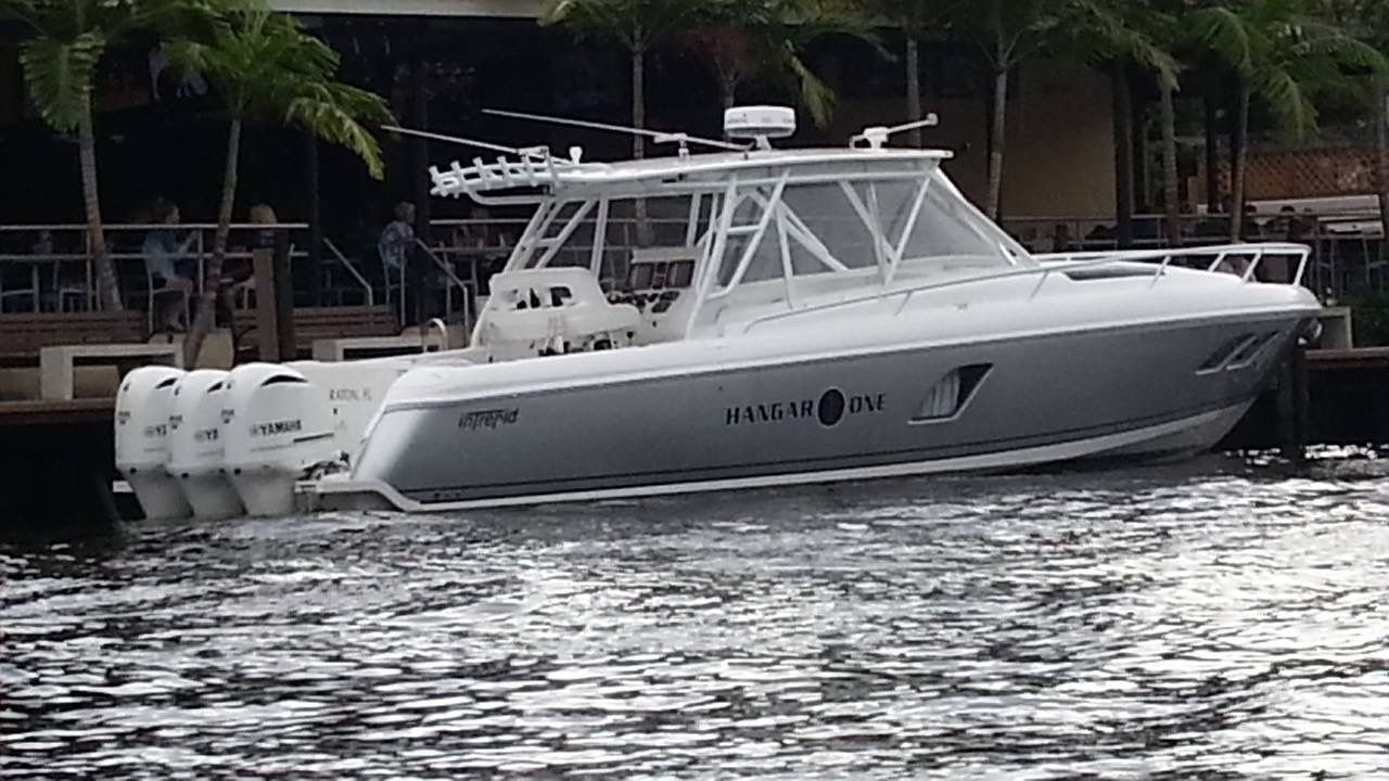 Fountain 38 LX replacement front windshield