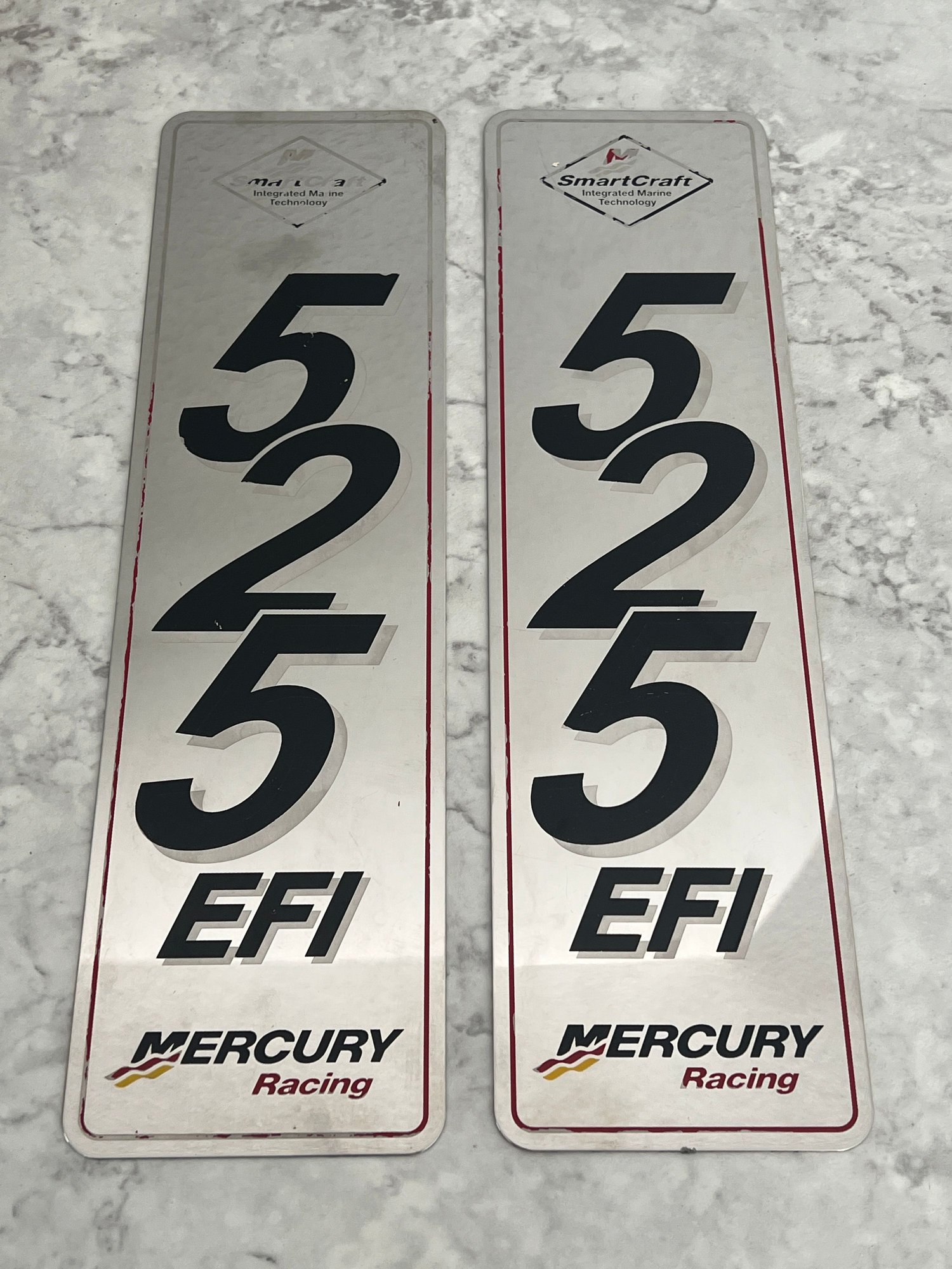 OEM Mercury Racing 525 EFI Mirrored stainless steel Engine Plates