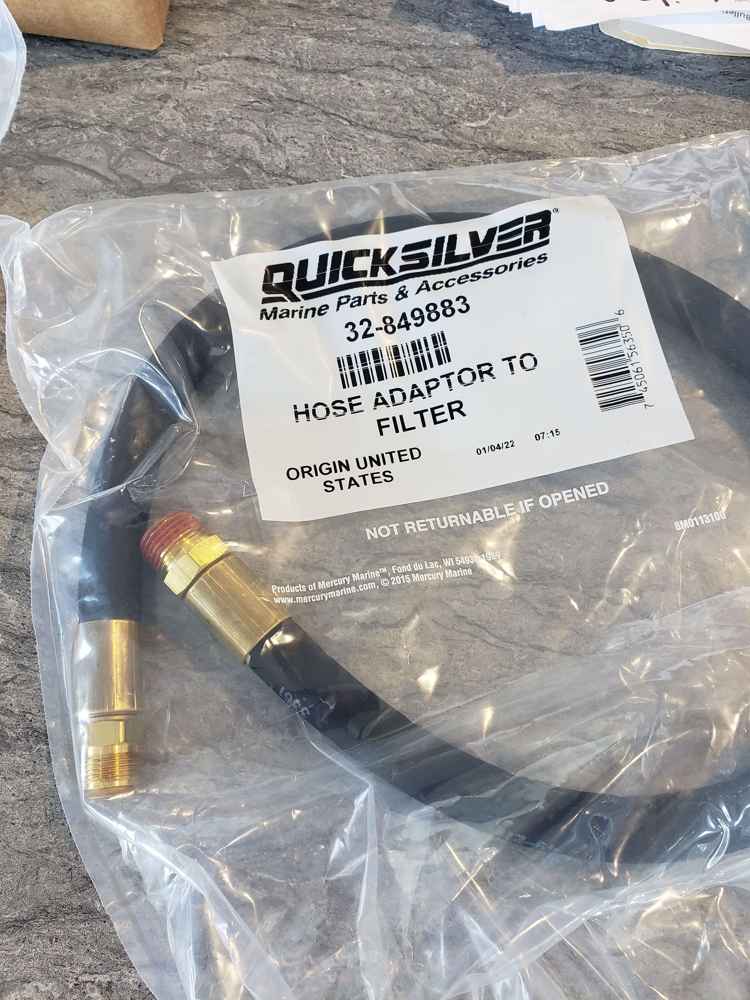 500EFI Oil Filter Hose