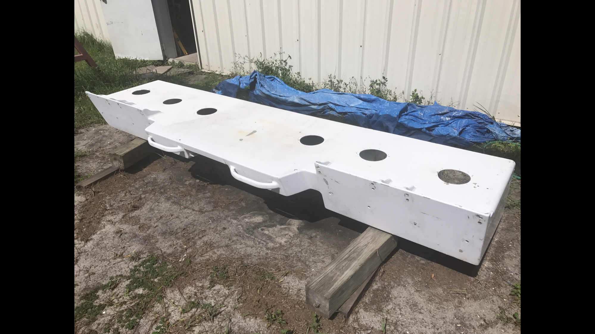 Quad outboard Engine Bracket for 40' to 50' Catamaran