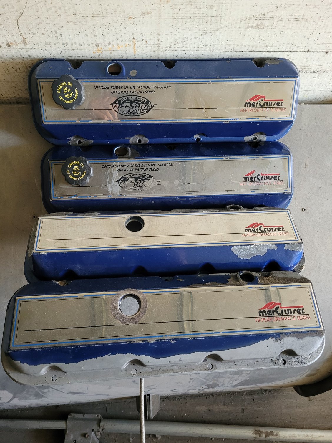 BBC valve covers and exhaust