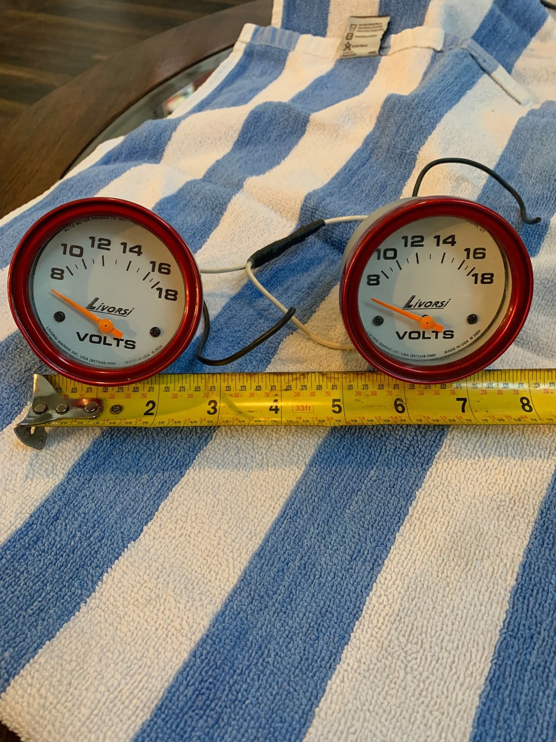 Livorsi Volt gauge pair