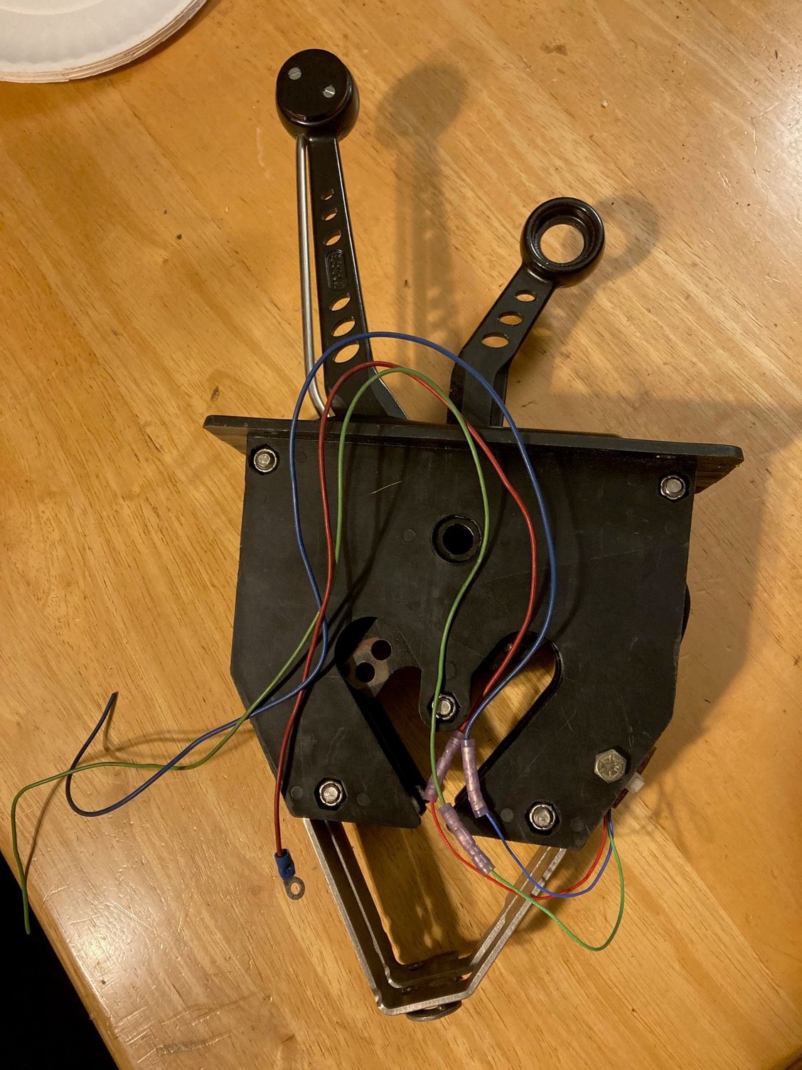 Morse Offshore throttle shift control for a single