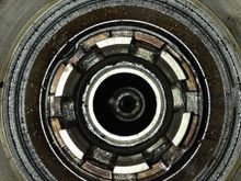 Dont forget to mark the relation way down inside 
With some white paint
Basically so when u put it back on u line it 
Up