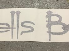 Same font that I had used on Superstitious. 