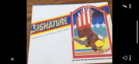 I have original brochures that came with the boat owned since 1981