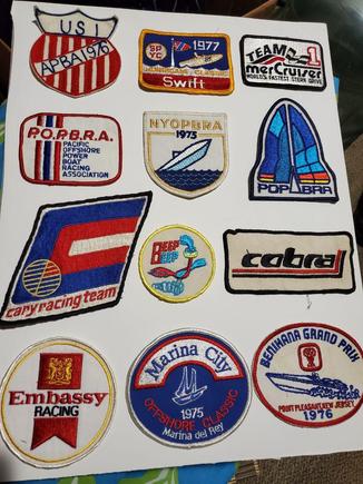a few patches i pick up along the way