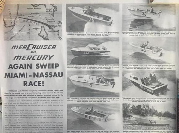 Again, the main objective offshore racers had back then was to...FINISH. After that everything else fell into some order to make the boats faster and then safer.