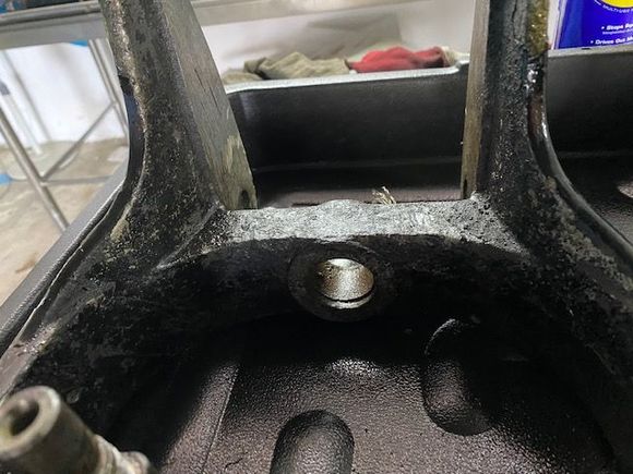on starboard bearing was not even there any more