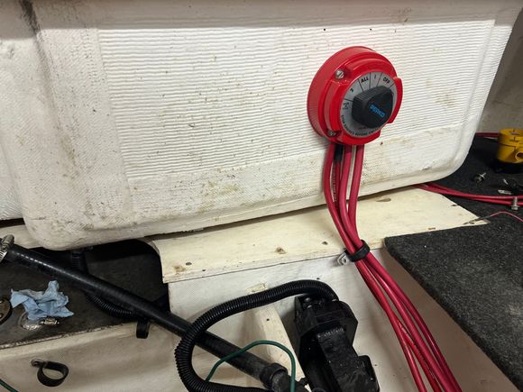 Got the battery switch relocated and mounted