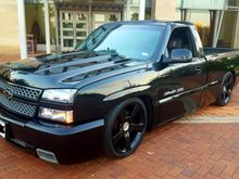This is my truck is a 06 silverado with all oem parts from a Intimidator SS. I want to do the 6.0 4l80 and 14 bolt 9.5" 33 spline 6 lug axle with the D1 procharger not trying to brake any records just want a clean set up that will work all together. I don't want to bore/port my engine maybe just the 317 heads . Im planning on just rebuild the engine and paint the block  gm orange or black get some ARP main studs and heads studs a Melling high volume oil pump, boost cam, double springs.