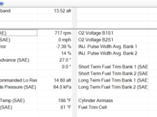 after trip truck at idle