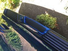 Done.  Not too bad for $8 rattle can spray on bedliner.  