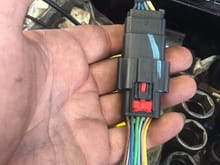 Found a connector to use to replace the bundle of butt connectors i currently have to conect the fpcm and bank 1 downstream o2, sadly it is a fuel injector harness connector from a 2.4 equinox....