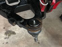 New lower control arm ball joint from Detroit Axle