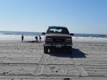 at the beach