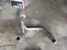 Stock 6.2L y pipe.