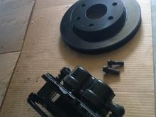 Freshly Painted brake parts