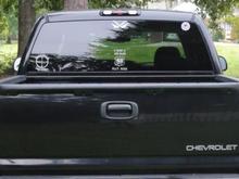 blackened taillights