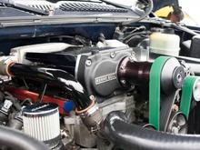 Nice close-up of the Kenne Bell 2.8L with 8-rib upgrade and Gates HD belt