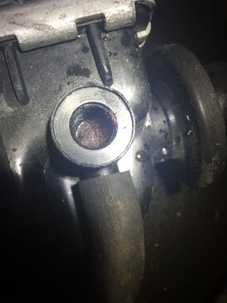 This is what happens when you mix dexcool with well water.... And forget to flush the system when the truck gets back to civilization....:bang: