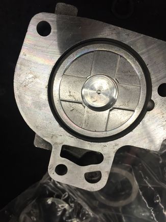 Piston installed, wave spring goes beneath it..