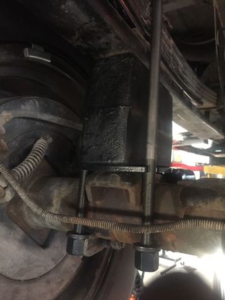 5" block in... FML, ubolts arent long enough!!!